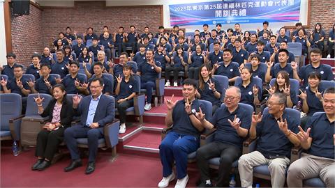 東京聽障奧運代表隊開訓　體育署長鄭世忠到場勉勵