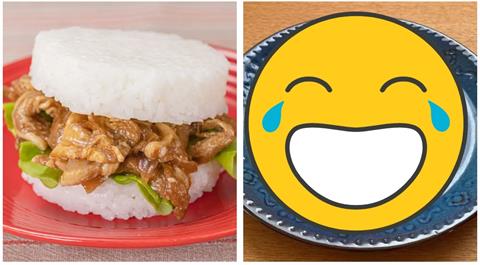 日本創意無極限！超商推出「無內餡米漢堡」　台網友狂笑：不就白飯