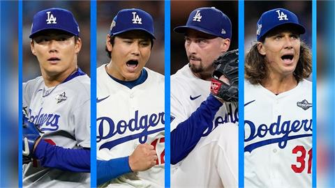 MLB(影)／史上最狂輪值！道奇總裁佛里德曼：「超夢幻先發陣容直指三連霸！」