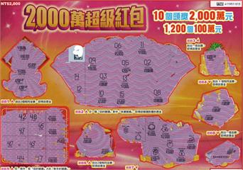 桃園彩券行驚現「雙B」入店！中壢男子靈感大發刮中超級紅包100萬元