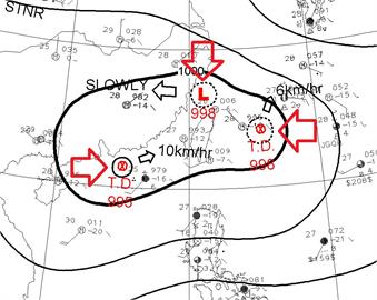 快新聞／不只準颱風「盧碧」逼近　鄭明典揭3低壓環繞台灣：強對流發生機率高！
