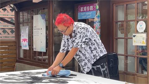 出席花蓮書法活動　日本藝術家「曾山尚幸」：我愛台灣
