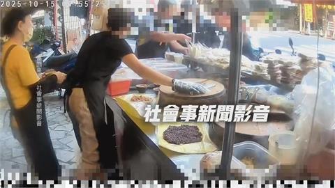 疑不滿飯糰業者「動作太慢」　男子怒砸攤車、飆罵不雅字眼洩憤