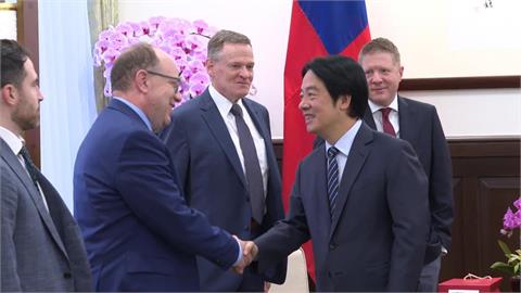 薛瑞福率團訪台關切中國脅迫　賴總統：須建構無人機體系