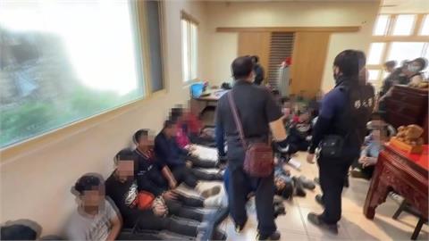 桃園資源回收廠遭攻堅　36非法移工遭逮