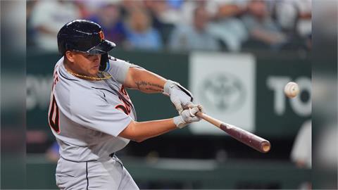 MLB(影)／老虎李灝宇又開轟！棒打遊騎兵本季第4發全壘打出爐