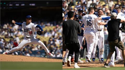 MLB／劇本太神！山本由伸飆10K平生涯紀錄　史密斯「代打再見轟」拯救道奇