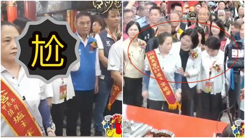 張麗善求拜媽祖「移走爐主」有夠勇！盧秀燕「尬到眼神飄」網洗版：怎敢