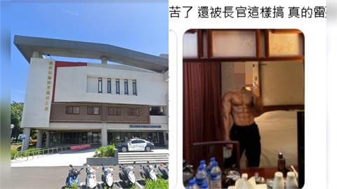 台東肌肉帥警被控「翹班去健身」調外島!PO超猛上空照喊冤:被長官這樣搞