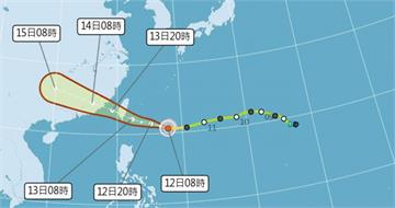 楊柳颱風估直搗東部！1圖秒懂全台風雨時程　南台灣5地區紫爆
