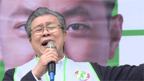 快新聞／草屯鎮長補選　楊烈獻唱〈如果能夠〉高喊：讓蔡銘軒繼續服務