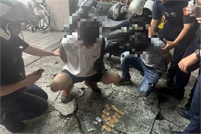 快新聞／心虛露餡！新莊警分局深夜盤查形跡可疑騎士　當場查獲多款毒品