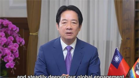 預錄影片祝賀史瓦帝尼「三個58」 賴清德:沒有國家有權阻擋台灣
