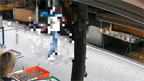 文山興德市場「男揮刀咆哮自傷」　警將人壓制、強制送醫