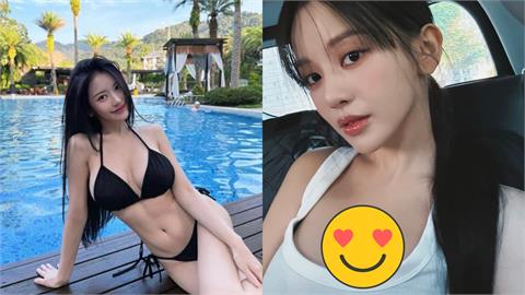 蔡瑞雪穿白色bra運動嬌喊：站不起來了！一蹲下「深溝狂炸」吸萬人朝聖