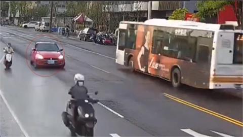 逢甲商圈柏油脫落疑害車輛爆胎　三角錐遭移除　民眾憂恐摔車