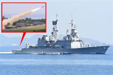 【不對稱戰力】雄二E巡弋飛彈海上部署 基隆級軍艦後甲板作發射平台