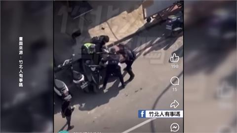 駕駛身揹4條通緝拒檢攔查作勢衝撞　警拔槍朝車輪擊發4槍壓制逮捕