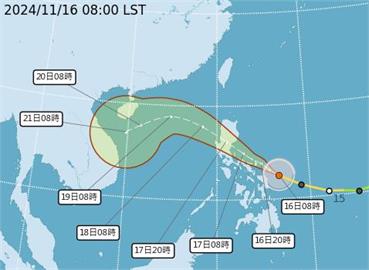 快新聞／萬宜升級為強颱！最新路徑曝光　外圍水氣下週來襲