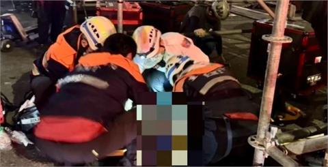快新聞／北市府跨年舞台意外！40歲男工人掉落20公尺高鷹架　無呼吸心跳送醫搶救