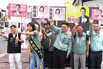 賴瑞隆率高雄隊8地同步路口拜票　力求市長當選、議會過半