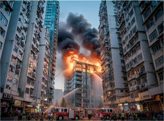 香港宏福苑火災揭高樓防火漏洞  專家籲導入遠端監控系統
