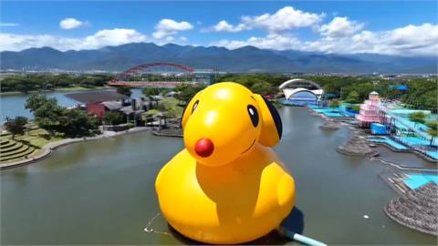 宜蘭童玩節吸精亮點! "史努比鴨"降臨園區亮相