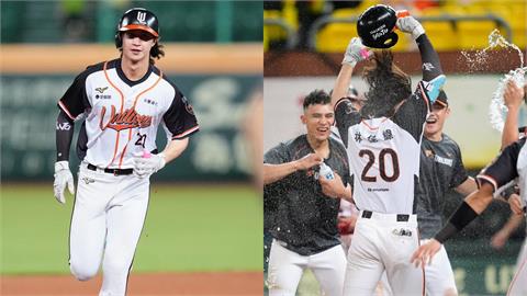 中職(影)／一棒打下台鋼雄鷹率統一獅五連勝！林佳緯成史上最年輕再見轟打者