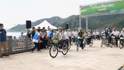 總統帶頭響應世界自行車日　萬人全台串聯開騎