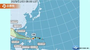 恐有「雙颱接力形成」！專家：海鷗強度估達中颱