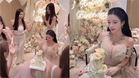 大馬「平交道女神」生日趴超狂！10辣妹包圍「1畫面」被封：現代皇后選妃