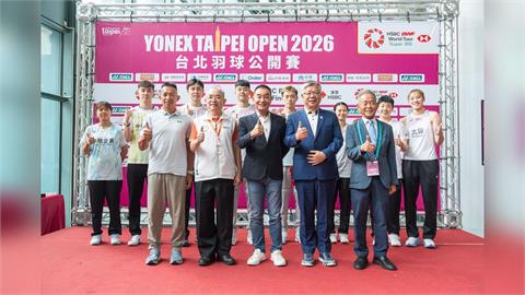 羽球(影)／台北羽球公開賽28日點燃戰火！台灣男單一哥周天成、奧運金牌王齊麟領軍