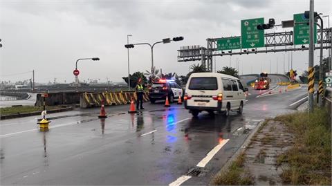 快新聞／天兔襲台！南部入夜風雨漸強　國3「這些路段」17時起開放停車