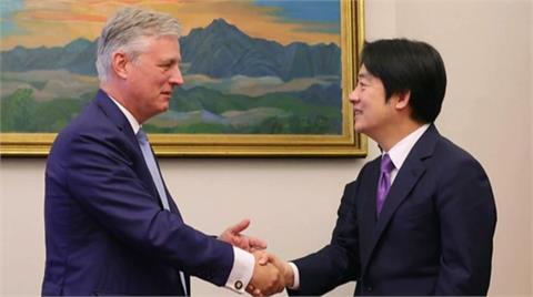 俞大㵢會晤歐布萊恩　將賴總統正式賀函轉交川普團隊