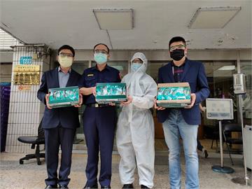 警察支援防疫勤務辛苦   前獅子會總監號召捐防護衣、護目鏡