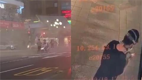 北捷煙霧彈男「中山隨機狂砍」遭警包圍墜樓!晚間搶救後宣告不治