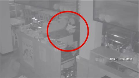 竊賊暗夜闖早午餐店搜刮8萬多元現金　還從容倒咖啡喝