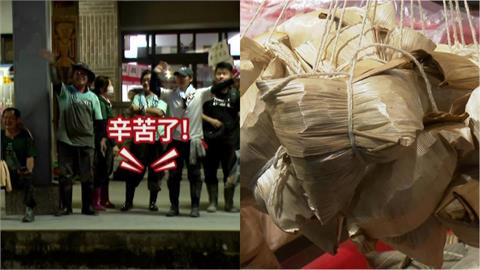 光復車站阿嬤「怕志工餓發粽子」卻沒人拿！他見這一幕心揪：請收下心意
