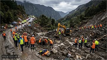 中國甘肅山崩奪5命！12人遭活埋搜救中　習近平下令全力搶救