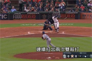 布雷格曼再見安打 太空人1分險勝教士