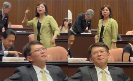 快新聞／林淑芬炸裂畫面曝　狂嗆黃國昌不敢倒閣：「臭俗辣」沒路用的男人！