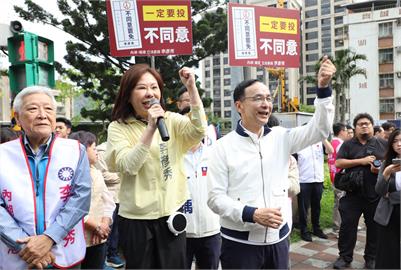 快新聞／傳盧秀燕罷免投票前宣布選黨魁　朱立倫笑了：很好！非常歡迎
