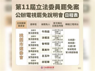 快新聞／不敢面對？桃園公辦電視罷免說明會　藍委魯明哲等5人確定缺席