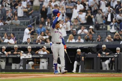 MLB(影)/索托重回老東家遭噓聲「熱烈歡迎」 洋基6:2大都會奪地鐵大戰首勝