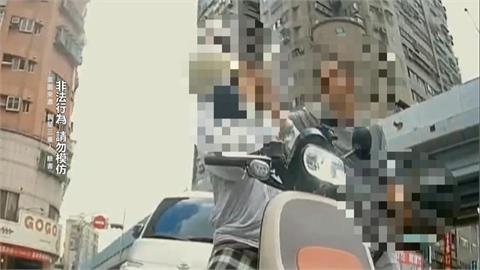 女騎士等紅燈遇人持刀威嚇　三重人日常？男誤認搞烏龍