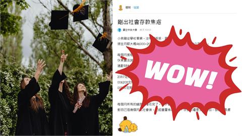 「職場新鮮人」月薪幾K才合理？他曝總花費無奈嘆：「4萬8」超不夠用
