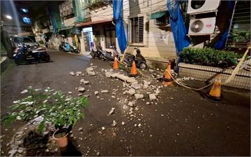 強震震落海砂屋磁磚　石一佑促市府加速危老處理