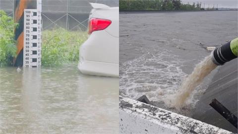 嘉義縣豪雨猛炸「淹成河」縣府急停班課！當地人淚：好多人屋頂還沒蓋上…