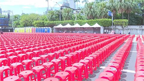 快新聞／國民黨凱道造勢人潮曝光　現場「一片紅通通」