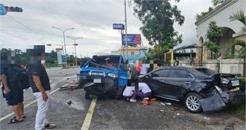 花蓮台9線驚悚車禍！白色小客車猛撞路邊診所夫妻　妻當場不治